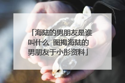 海陆的男朋友是谁叫什么 图揭海陆的男朋友于小彤资料