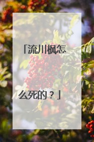 流川枫怎么死的？