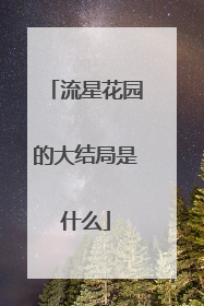 流星花园的大结局是什么