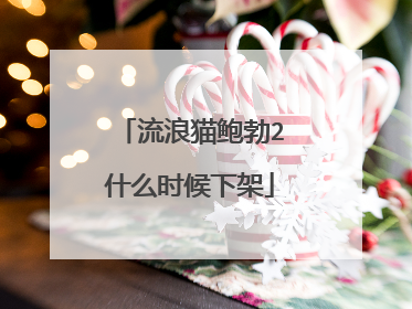 流浪猫鲍勃2什么时候下架