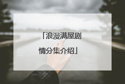 浪漫满屋剧情分集介绍