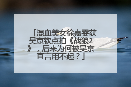 混血美女徐嘉雯获吴京钦点拍《战狼2》,后来为何被吴京直言用不起?