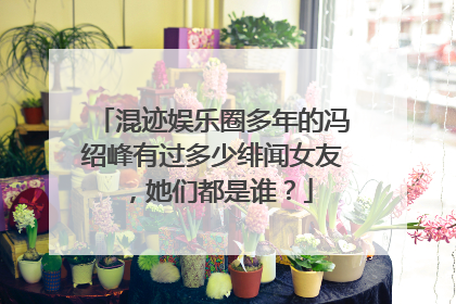 混迹娱乐圈多年的冯绍峰有过多少绯闻女友，她们都是谁？