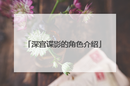 深宫谍影的角色介绍