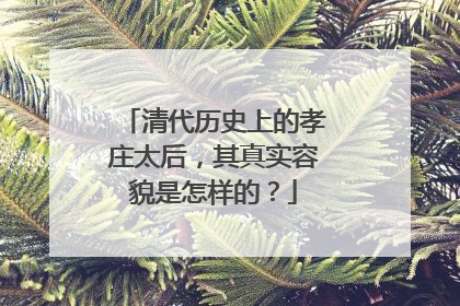 清代历史上的孝庄太后,其真实容貌是怎样的?