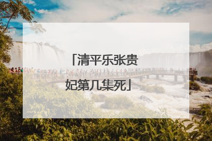 清平乐张贵妃第几集死