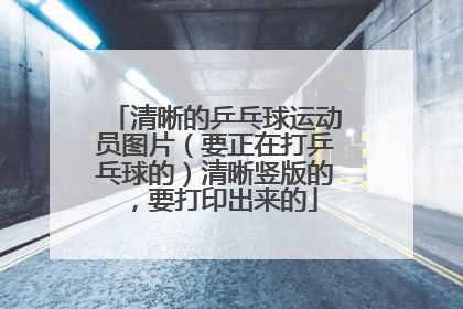 清晰的乒乓球运动员图片（要正在打乒乓球的）清晰竖版的，要打印出来的
