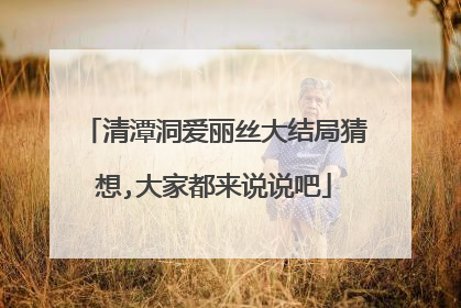 清潭洞爱丽丝大结局猜想,大家都来说说吧