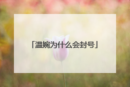 温婉为什么会封号