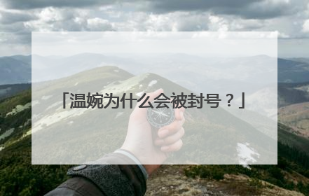 温婉为什么会被封号？