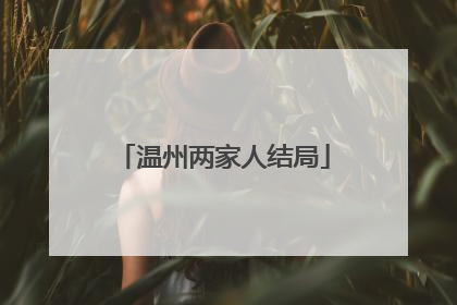 温州两家人结局