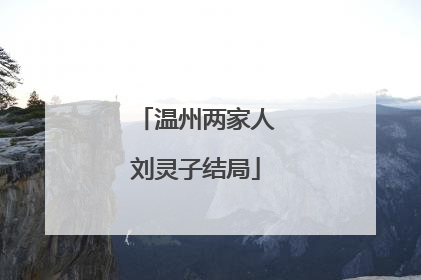温州两家人刘灵子结局