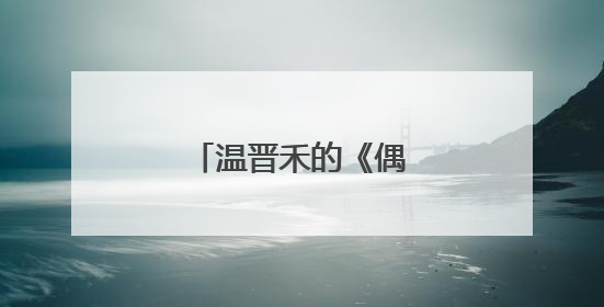 温晋禾的《偶然》 歌词