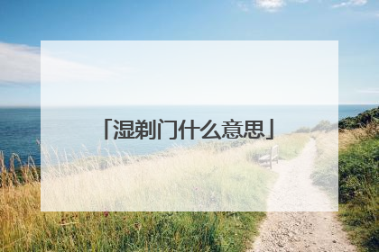 湿剃门什么意思
