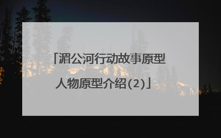 湄公河行动故事原型人物原型介绍(2)