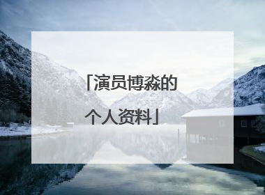 演员博淼的个人资料