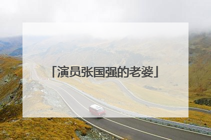 演员张国强的老婆