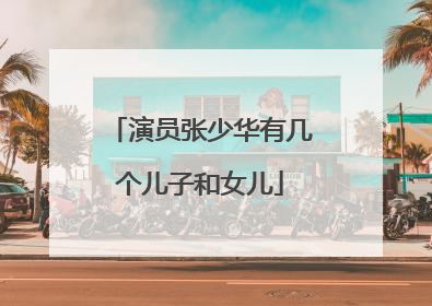 演员张少华有几个儿子和女儿