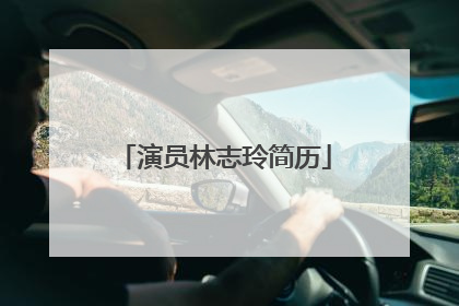 演员林志玲简历