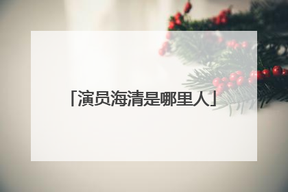 演员海清是哪里人