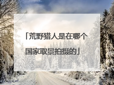 荒野猎人是在哪个国家取景拍摄的