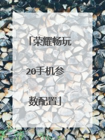 荣耀畅玩20手机参数配置