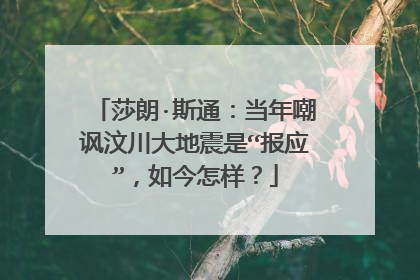 莎朗·斯通：当年嘲讽汶川大地震是“报应”，如今怎样？