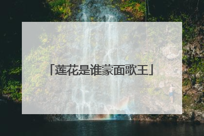 莲花是谁蒙面歌王