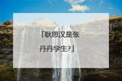 耿思汉是张丹丹学生?
