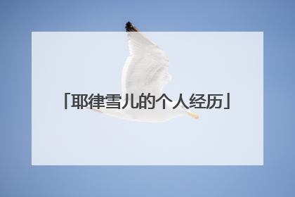 耶律雪儿的个人经历