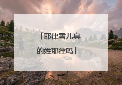 耶律雪儿真的姓耶律吗