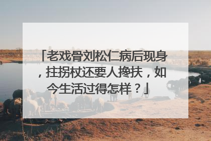 老戏骨刘松仁病后现身,拄拐杖还要人搀扶,如今生活过得怎样?