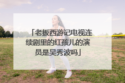 老扳西游记电视连续剧里的红孩儿的演员是吴秀波吗