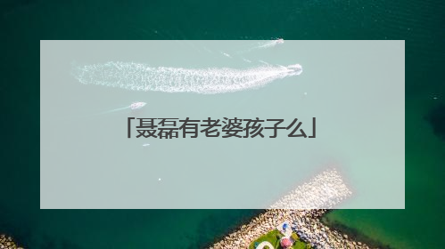 聂磊有老婆孩子么