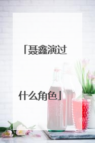 聂鑫演过什么角色