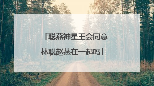 聪燕神星王会同意林聪赵燕在一起吗