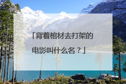 背着棺材去打架的电影叫什么名?