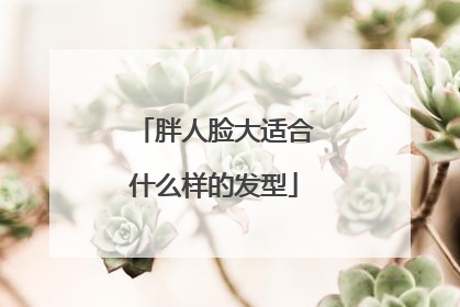 胖人脸大适合什么样的发型