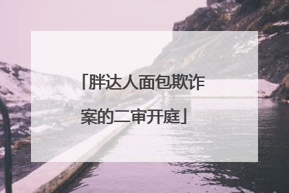 胖达人面包欺诈案的二审开庭