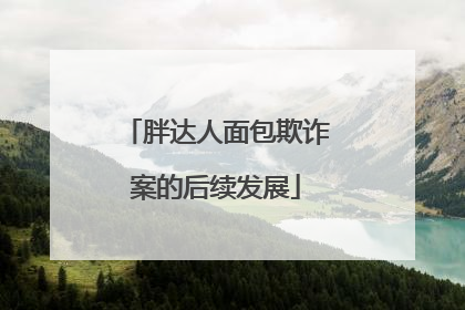 胖达人面包欺诈案的后续发展