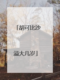 胡可比沙溢大几岁