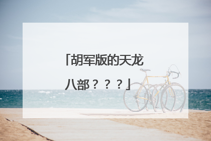 胡军版的天龙八部？？？