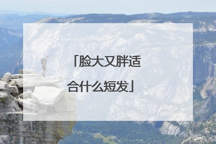 脸大又胖适合什么短发