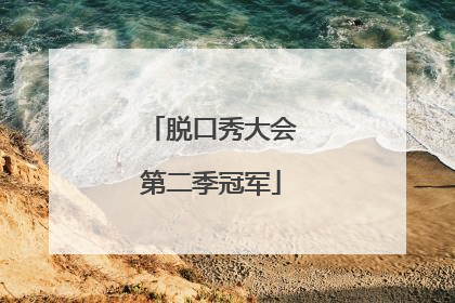 脱口秀大会第二季冠军