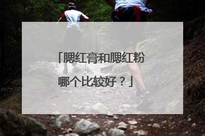 腮红膏和腮红粉哪个比较好?