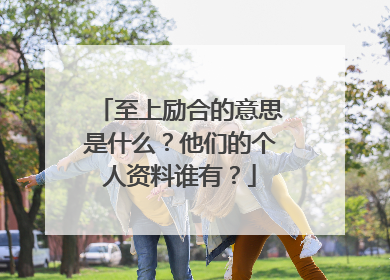 至上励合的意思是什么?他们的个人资料谁有?