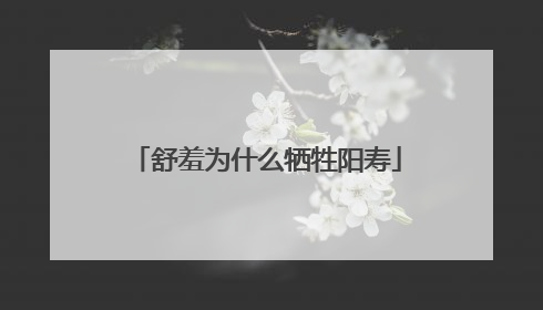 舒羞为什么牺牲阳寿