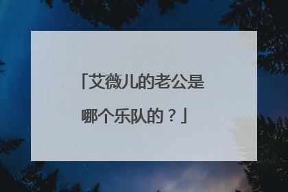 艾薇儿的老公是哪个乐队的?