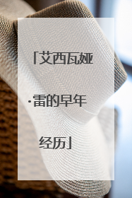 艾西瓦娅·雷的早年经历