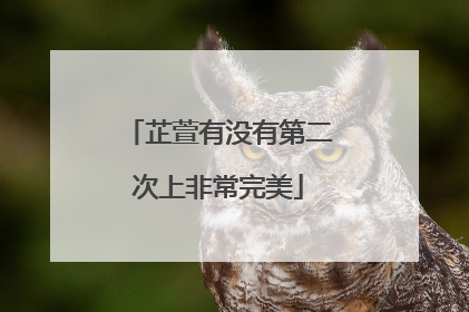 芷萱有没有第二次上非常完美